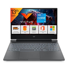 HP Victus, Intel Core 5 210H, 4GB RTX 3050 A (24GB DDR5, 512GB SSD) FHD, 144Hz, 300 nits, IPS, 15.6''/39.6 cm, Win11, M365* Office24, Mica Silver, 2.29kg, fa2500TX, Backlit, Gaming Laptop