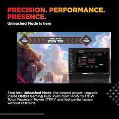 HP Omen Smartchoice, Intel Core Ultra 7 255H, 8GB RTX 5060, 24GB DDR5(Upgradeable) 1TB SSD, 2K, 165Hz, 3ms, IPS, 16''/40.6cm, Win11, M365*Office24, Shadow Black, 2.43kg, am0238tx, RGB Gaming Laptop