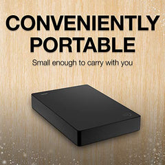Seagate Portable 4TB External HDD – USB 3.0 for PC Laptop and Mac (STGX4000400)