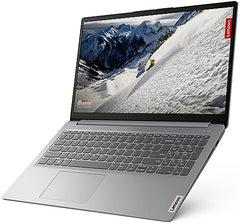 Lenovo IdeaPad 1 AMD Ryzen 5 5500U 15.6" HD Thin and Light Laptop (8GB RAM/512GB SSD/Windows 11 Home/Office Home 2024/1 Year ADP Free/Grey/1.6Kg), 82R4011MIN