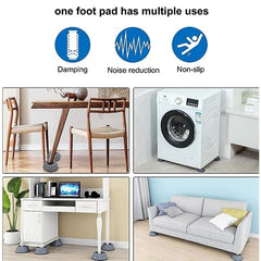 Mumma's LIFE Refrigerator Stand, Washing Machine Stand, Furniture Base Stand, Fridge Stands for Single Door and Double Door (Pack of 4) (Brown), Medium