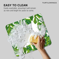TURTLEWINGS | Mousepad |Aesthetic Strawberry Mousepad – 22x18 cm, 3mm Thick | Abstract Design Non-Slip Rubber Base | Office, Study & Gaming Use | Premium Smooth Surface 2 (Design 08)