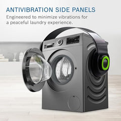 Bosch 10.5/6 KG Inverter Fully Automatic Front Load Washer Dryer (WNA2E4U1IN, 1400 RPM, 14 Wash Programs, LED touch display, Wash & Dry in 60 Mins, Cast Iron Grey)