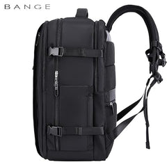 Red Lemon Bange Urban Pack Laptop Backpack for men and women | Multi-Compartment Water Resistant Business Travel Laptop Backpack upto 17" (Black N)