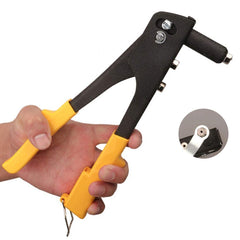 SYGA Rivet Gun,Rivet Hand Repair Fastening Tools Riveter,Heavy Duty Hand Riveter Pop Rivet for Metal,Wooden and Plastic for Sheet Metal,Automotive and Duct Work