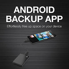 Seagate One Touch 2 TB External SSD up to 1030 Mb/s, for Windows and Mac, with Android App, 3 yr Data Recovery Services, Portable Solid State Drive Black (STKG2000400)