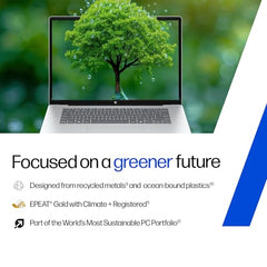 HP Smartchoice Omnibook 5 OLED (Previously Pavilion), Snapdragon X Processor 45 Tops (16GB LPDDR5x,1TB SSD) 2K,16''/40.6cm, Win11, Office24, Silver, 1.59kg, fb0001QU, Multi-Day Battery AI Laptop