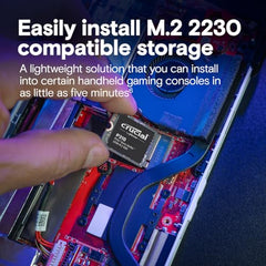 Crucial P310 SSD 2TB M.2 2230 NVMe PCIe Gen4 Internal SSD, Up to 7,100 MB/s, Compatible with Steam Deck, ASUS ROG Ally, MSI Claw & Microsoft Surface, Solid State Drive - CT2000P310SSD2