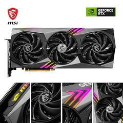 MSI GeForce RTX 4060 Ventus 2X Black 8G OC 8GB GDDR6 128-bit Gaming Graphic Card