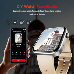 boAt Storm Call 3 w/TBT Navigation, Daily Activity Tracker, DIY Watch Face Studio,700+ Active Modes, 1.83" (4.6 cm) HD Display Fitness Smart Watch for Men & Women(Black Metal)