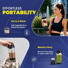 Hamilton Beach Portable Blender with Sipper Lid and Blade Guard