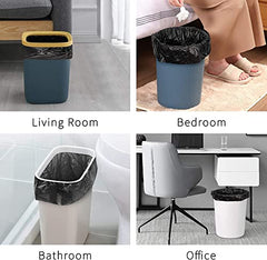 Ezee Black Medium Garbage Bags 180 Pcs | 19 X 21 Inch | 30 Pcs x Pack of 6 | Dustbin Trash Bag