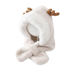 SYGA Baby Winter Beanie Hat Animal Shaped Warm Cap and Scarf (2-6 Year)