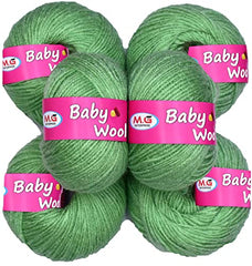 M.G ENTERPRISE MG Baby MelonKnitting Wool 200 Wool Thread for Crochet & DIY Craft Projects