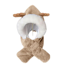 SYGA Baby Winter Beanie Hat Animal Shaped Warm Cap and Scarf (2-6 Year)