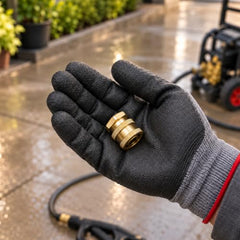 JPT Heavy Duty Pressure Washer Coupler | 1/4-Inch Quick Connect Fitting | Solid Brass Build | Quick Coupler Female Socket