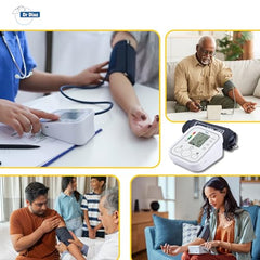 Dr Diaz BP80 Automatic Digital Blood Pressure Monitor for Clinical, Hospital, Home & Professional Use | Liquid Crystal Display | High Accuracy | BP Monitor Cuff | 1 Year Warranty
