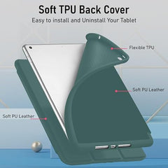 Robustrion Cover for iPad 10.2" 9th 8th 7th Gen Generation Case, OceanBlack