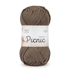 Ganga Acrowools Picnic is 100% Cotton and Crochet Yarn. Pack of 3 Balls - 50Gm Each Shade No - PIC015, Sterling Red