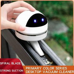 5 LEAFé : JOURNEY TO HEALTH Panda Mini Vacuum Cleaner for Desk (with Nozzle), 500 Pa Powerful Suction, USB Rechargeable Handheld Table Dust Cleaner for Keyboard, Laptop, Car Interior