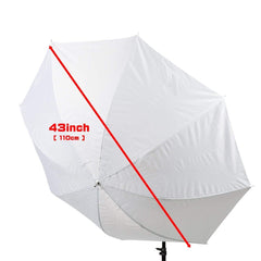 SYGA 33 inches Black Shoot Through Convertible Umbrella