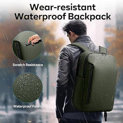 Red Lemon BANGE Venture 30L Laptop Backpack for Men & Women | Large Backpack with YKK Zippers | Water-Resistant, Durable Oxford & Nylon Fabric Fits 15.6" Laptops for Office & Travel (Black)