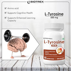 Biotrex Nutraceuticals L-Tyrosine 500mg - 60 Capsules