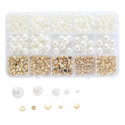 SYGA Beads for Kids Crafts Children's Jewelry Making Kit DIY Bracelets Necklace Hairband and Rings Craft Kits Birthday for 4, 5, 6, 7-Year-Old Little Girls-Multicolor (DIYBeadsSet-28)