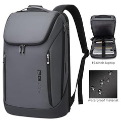 Red Lemon BANGE Captain Business Smart Backpack Water-Resistant fit 15.6 Inch Laptop Backpack with USB Charging Port,Travel Durable Backpack for Men and Women (Black)