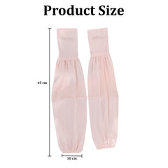 MOMISY UV Sun Protection Arm Sleeves for Women, Loose-Fit Cooling Cover, 1 Pair (Pink)
