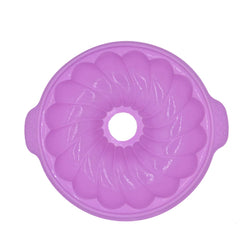SYGA Spiral Cake Pans, Mold Non-Stick Cake Tin Spiral Cake Pan, Mold Ring Cake Tin, Spiral Baking Tray, Silicone Cake Pan Swirl Cake Mould Food Grade DIY Half Cake Cup