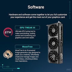 ASUS Prime GeForce RTX™ 5060 Ti 16GB GDDR7 OC Edition Graphics Card (PCIe® 5.0, 16GB GDDR7, HDMI®/DP 2.1, 2.5-Slot, Axial-tech Fans, Dual BIOS)