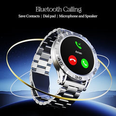 boAt Enigma Radiant Luxury Watch for Man w/1.43"(3.63 cm) AMOLED Display, AOD, Premium Metal Build, Round Dial, 200+Watch Faces, Upto 7 Days Battery Life, Fitness smartwatch for Men (Metal Black)