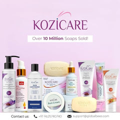 Kozicare Skin brightening Soap | 0.5% Kojic Acid, 0.5% Vitamin C, 0.3% Glutathione, 0.5% Arbutin | For Dark Spot Reduction & Pigmentation | Pack of 3 (75g each) | For Men & Women