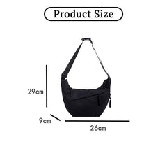 SYGA Women's Western Crossbody Bag, Large Capacity, Zipper Closure, Adjustable Strap (Black)