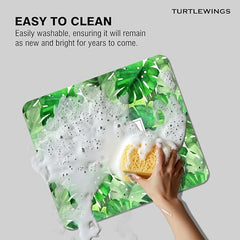 TURTLEWINGS | Mousepad |Aesthetic Strawberry Mousepad – 22x18 cm, 3mm Thick | Abstract Design Non-Slip Rubber Base | Office, Study & Gaming Use | Premium Smooth Surface 2 (Design 08)