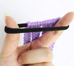 SYGA Girl Wig Headwear Kids Twist Braid Rope Ponytail Hair extension Styling Princess Baby Children Rubber Bands Hair Accessories (Gradient Lavender)