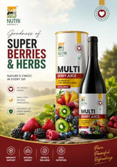 Nutri Harvest Multi Berry Juice (Multivitamin) 25+ Super Berries & Herbs