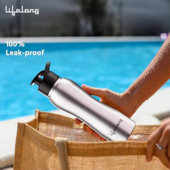 Lifelong Electric Kettle 1.5 litre | 1500W Stainless Steel Kettle with Double Wall & Cool Touch Body | Multipurpose Electric Kettle | 360° Swivel Base, Auto Shut Off & Overheat Protection (Black)