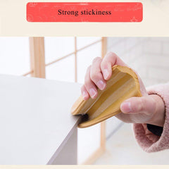 SYGA Pack of 2 Baby Safety Strip Furniture Edge Guard Cushion Corner Cover 2 Meter 6.5 feet Tape Infant Bump Protector (UShape_Brown)