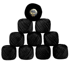 Dhruv Crafts Crochet Cotton Thread Yarn for Cross Stitch, Knitting, Embroidery & Craft Projects, Mercer Crochet Thread Ball, Shade B25 Red, 20 Gram, 0.5 MM Thickness, Sewing & DIY Supplies