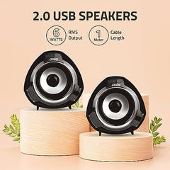 Artis S9 2.0 USB Multimedia Speakers (Black)(6W RMS Output)