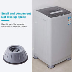 SYGA 4PCS Washing Machine Rubber Feet Pads Universal Anti Vibration Washing Machine Mat Anti Slip Noise Cancelling Washing Machine Feet for Dryer, Washing Machine, Dishwasher- ray