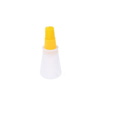 SYGA 1 Silicone Cooking Oil Bottle with Basting Brush (Assorted Colour)