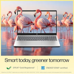 HP 15, Ryzen 5 7530U Laptop (8GB DDR4,512GB SSD) Anti-Glare,15.6''/39.6cm, FHD, Win11, M365 Basic(1yr),Office Home24, Silver,1.59kg, Radeon Graphics, Camera w/Privacy Shutter, fc0388AU