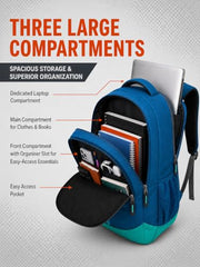 Lunar's Bingo - 48 L Laptop Bags | Laptop backpack for men | Laptop bag 15.6 inch | School bags | College bag for boys | Office backpack for men | Travel backpack with 1 Year Warranty