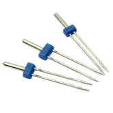 Imported Double Needles Pins for Domestic Sewing Machine - 3 Pieces