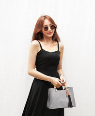 SYGA Women's Retro Single Shoulder Crossbody Bag Middle-Aged Mother Bag (Pink)