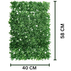 URBAN BLOOM Artificial Green Hedge Panel for Wall Decor Pack of 6 | Green Wall Grass | UV Resistant Faux Boxwood Plant Mat | Indoor & Outdoor Garden, Balcony, Fence & Home Decoration