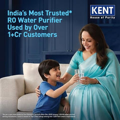 KENT Grand Plus Alkaline + Copper RO Water Purifier | RO+UV+UF+Alkaline+Copper+TDS Control+UV in Tank|ISI Marked| Auto Flush Feature|9L Tank|20 LP/Hr |Ideal For Borewell/Tanker/Municipal Water | White